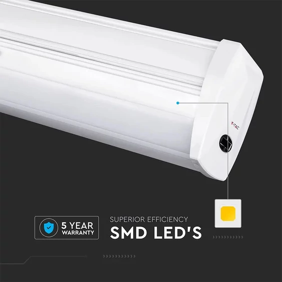 V-TAC függeszthető lineáris LED lámpa 150cm 50W 120° természetes fehér (főmodul) - SKU 1361