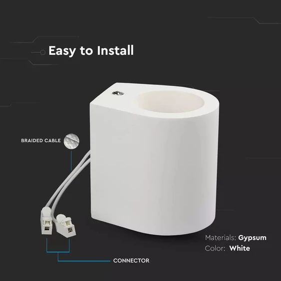 G9 Fitting Round White