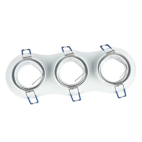 3*GU10 Fitting Round White