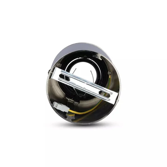 GU10 Fitting Surface Round Satin Nickle