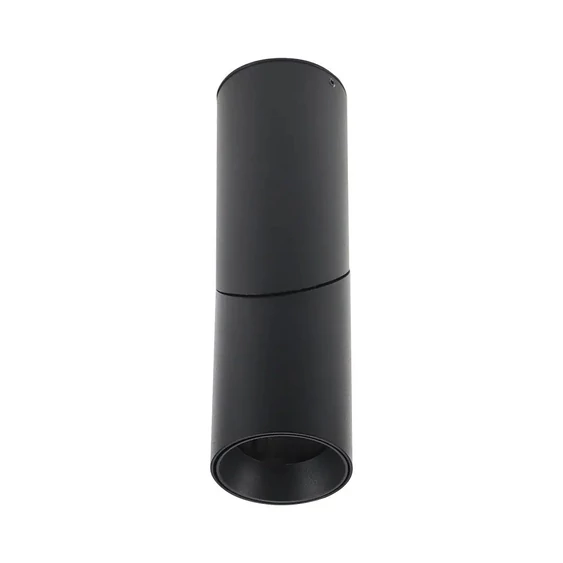 GU10 Surface Monted Fitting Black 197mm