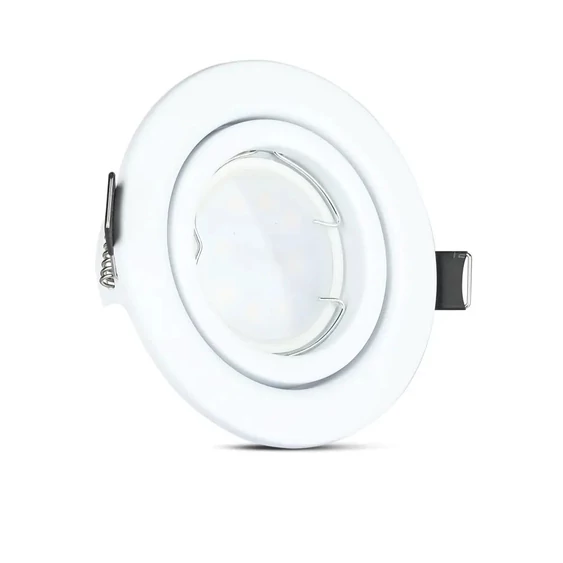 LED Spotlight - 5W GU10 With Fitting White Body 6400K 3pcs/Pack