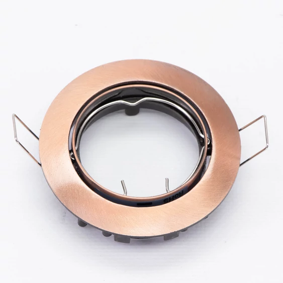 GU10 Fitting Round Movable Bronze