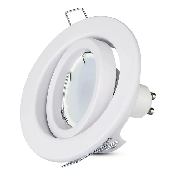 GU10 Housing Round Movable White