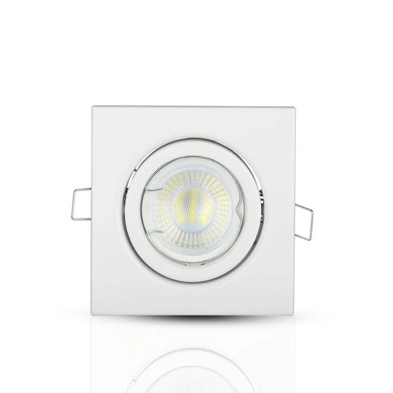 GU10 Housing Square Movable White