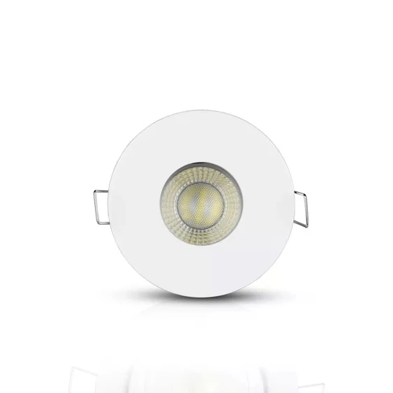 V-TAC GU10 LED spotlámpa keret, fehér billenthető lámpatest - SKU 3611