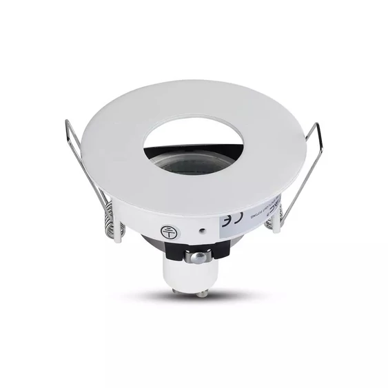 V-TAC GU10 LED spotlámpa keret, fehér billenthető lámpatest - SKU 3611