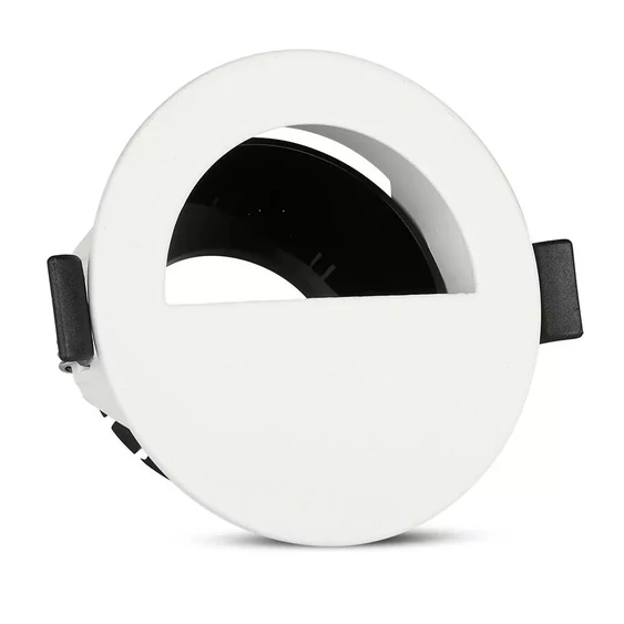 GU10 Fitting Half Circle White + Black