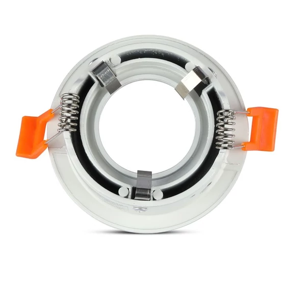 GU10 Fitting Round White