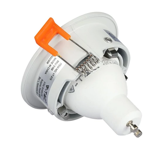 GU10 Fitting Round White