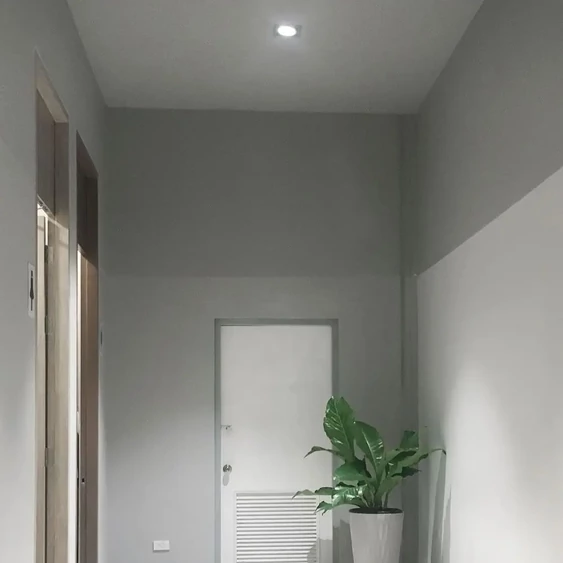 V-TAC GU10 LED spotlámpa keret, fehér fix lámpatest - SKU 3170