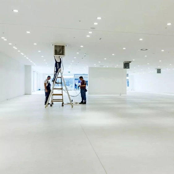 GU10 Round Spotlight Fitting White 2 pcs/box  Ф80