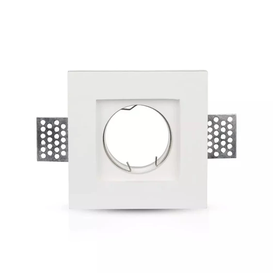 GU10 Fitting Square Gypsum 100х100 White