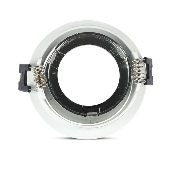 GU10 Fitting White+Chorme Round VT-872