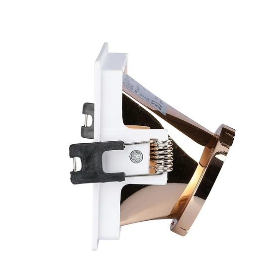 GU10 Fitting White+Rose Gold Square VT-875