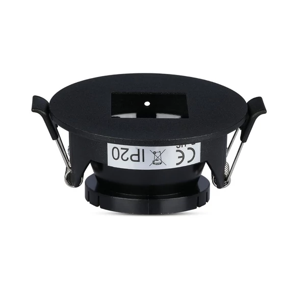 GU10 Fitting Square Black + Black