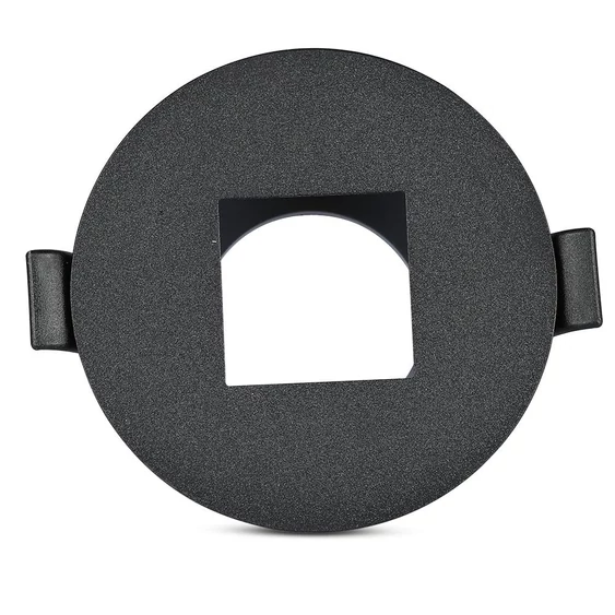 GU10 Fitting Square Black + Black