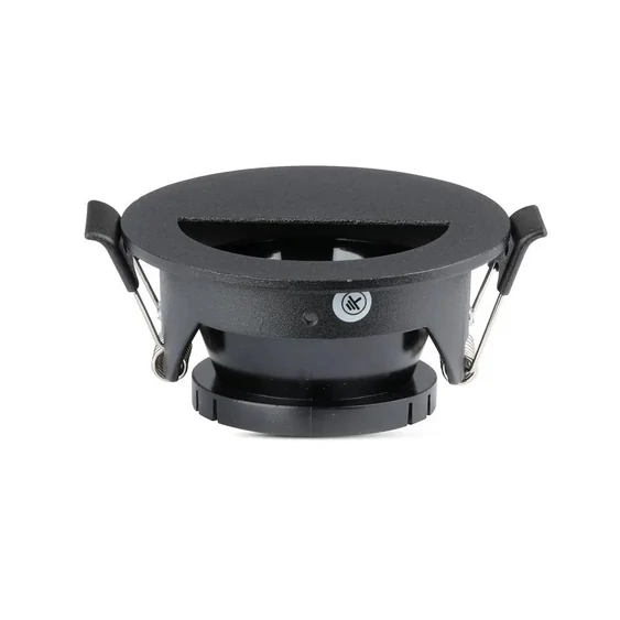 GU10 Fitting Half Circle Black + Black