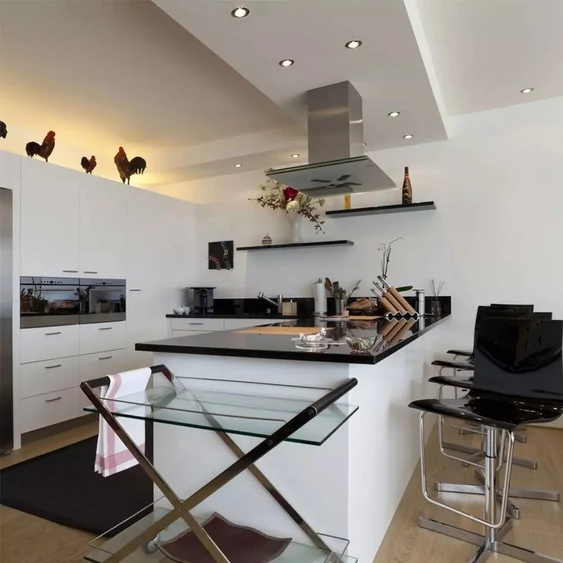 GU10 Round Spotlight Fitting Chrome 2 pcs/box Ф80