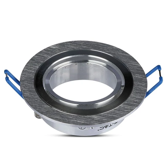 1*GU10 Fitting Round Aluminium Brush