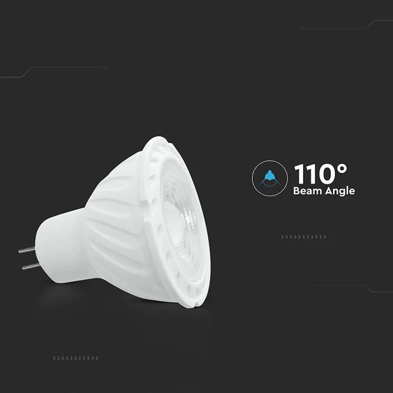 V-TAC GU5.3-MR16 LED spot égő 6W meleg fehér 110° - SKU 23886