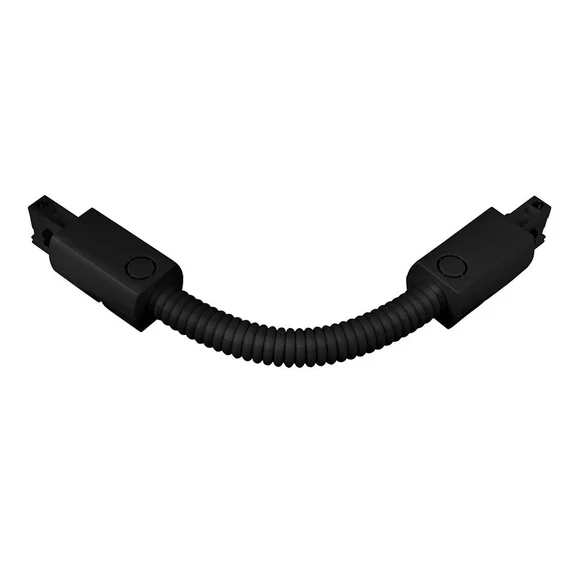 V-TAC flexibilis, hajlítható tracklight sín csatlakozó, fekete - SKU 3559