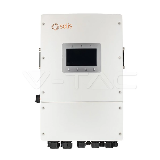 V-TAC háromfázisú Solis S6-EH3P10K02-NV-YD-L, 10kW hibrid napelem inverter - SKU 12292