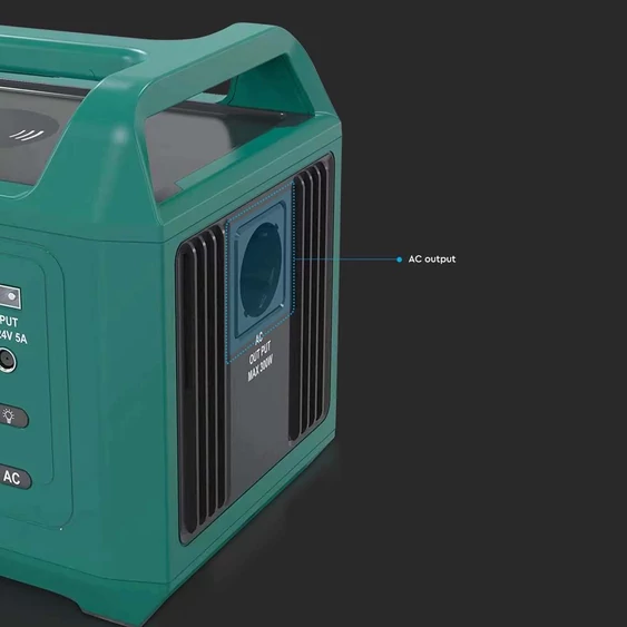 Portable power station with EU plug, 300W