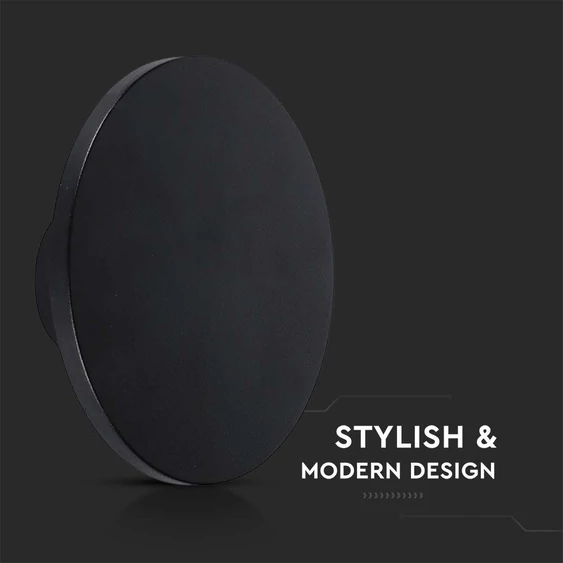 12W LED Dome light, 360°D, 4000K, Black body