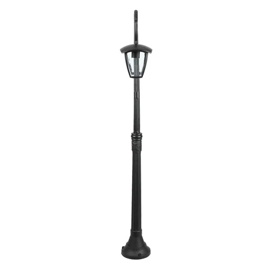 Pole Lamp 2XE27 1410mm IP44 Black