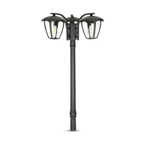 Pole Lamp 3XE27 1990mm IP44 Black