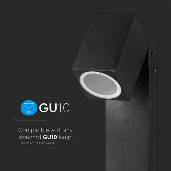 Wall Fitting GU10  Bollard Adjustable Head Aluminum 1 Way IP44