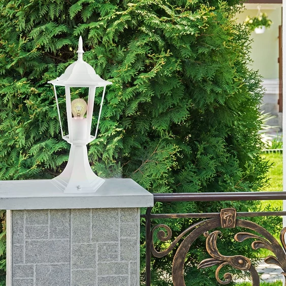 Stand Lamp 30cm Matt White