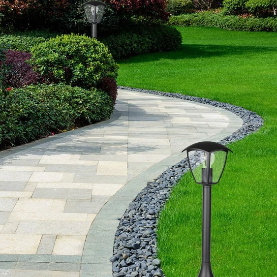 Garden Lamp 600mm IP44 Black