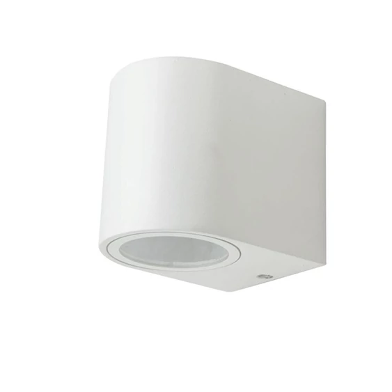 Wall Sleek Wall Fitting  Round White Body 1Way IP44