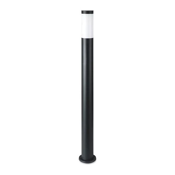 E27 Bollard Lamp 110CM With Stainless Steel Body Black IP44