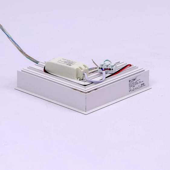 10W L Shape Connector For Hanging White Body 4000K