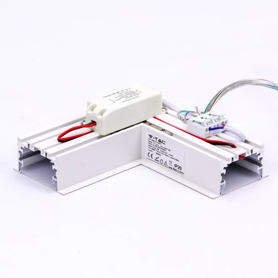 8W L Shape Connector White Body 4000K