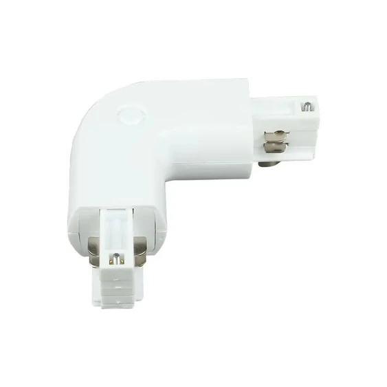 V-TAC L alakú tracklight sín csatlakozó, fehér - SKU 3529