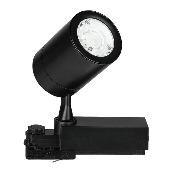 V-TAC LED 10°-os sínes spotlámpa, mozgatható fejjel, 35W természetes fehér - SKU 211286