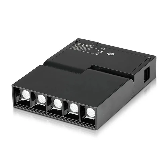 V-TAC LED dönthető spotlámpa mágneses sínhez 10W CRI>90 UGR<19 meleg fehér - SKU 7962