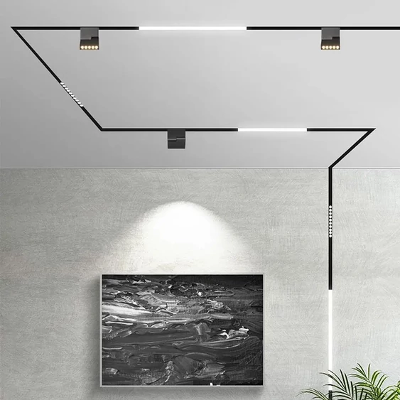 V-TAC LED dönthető spotlámpa mágneses sínhez 10W CRI>90 UGR<19 meleg fehér - SKU 7962