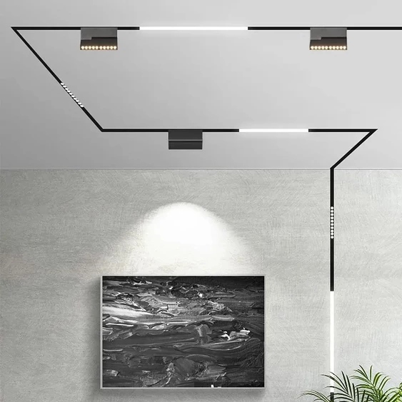 V-TAC LED dönthető spotlámpa mágneses sínhez 20W CRI>90 UGR<19 meleg fehér - SKU 7964