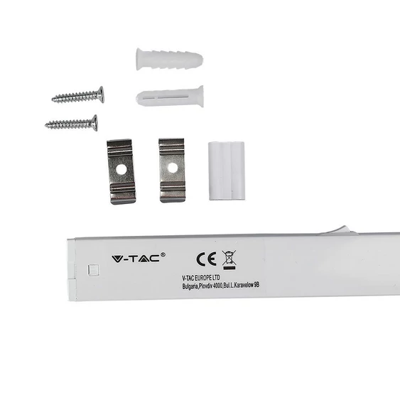 V-TAC LED lámpa 115 cm T5 16W beépített kapcsolóval természetes fehér - SKU 21696