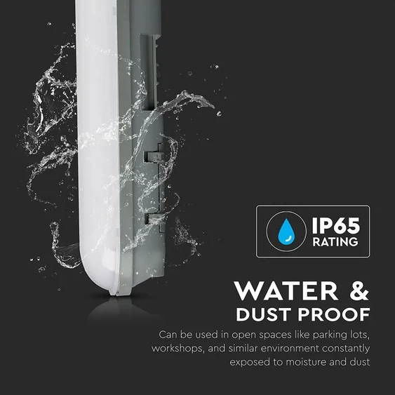 V-TAC LED lámpa 148cm 48W IP65 hideg fehér - SKU 6185