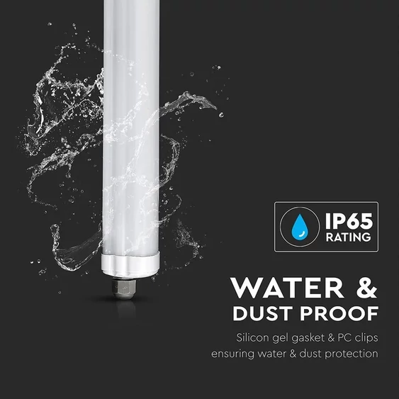 V-TAC LED lámpa 150cm 48W IP65 természetes fehér, 120 Lm/W (G-széria) - SKU 216287