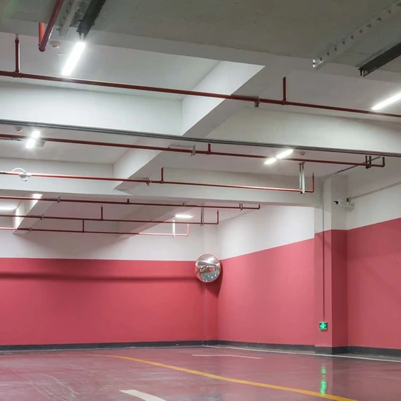 V-TAC LED lámpa 150cm 48W IP65, szenzorral, hideg fehér 120 Lm/W (M-széria) - SKU 24017