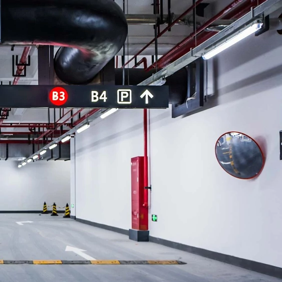 LED Waterproof Fitting M-SERIES 1500mm 48W 6400K Emergency Kit PC/PC SS Clip 120LM/W