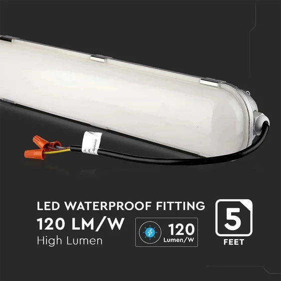 V-TAC LED lámpa 150cm 70W IP65 természetes fehér, 120 Lm/W - SKU 21676