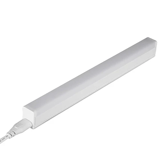 V-TAC LED lámpa 32cm T5 4W beépített kapcsolóval meleg fehér - SKU 689